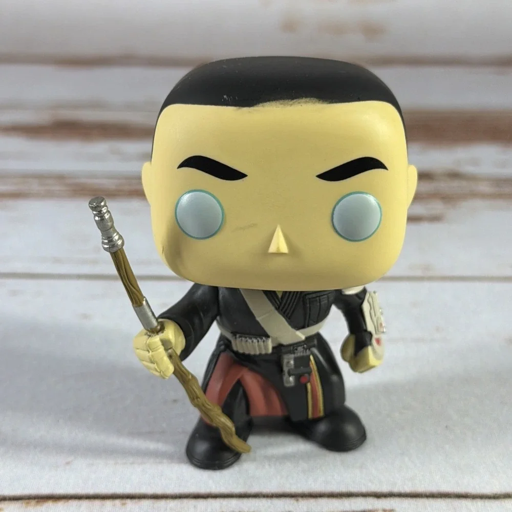Funko Pop! Star Wars Rogue One Chirrut Imwe Bobblehead Loose No Stand Used